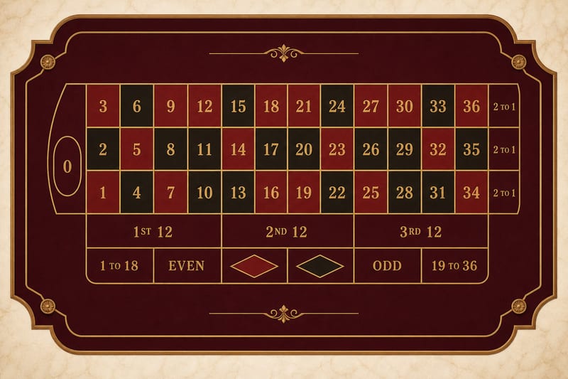 Roulette Regeln – Übersicht Tisch und Rad